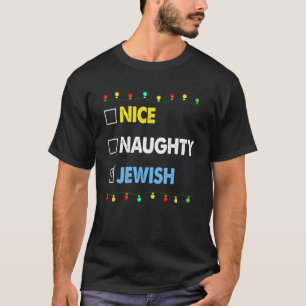 Snygg judisk Ugly Hanukkah Sweater Chanukah T Shirt