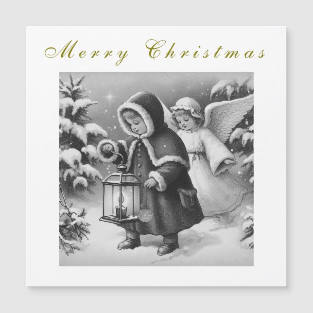 Snygg jul Änglar Helgdag (Framsida)