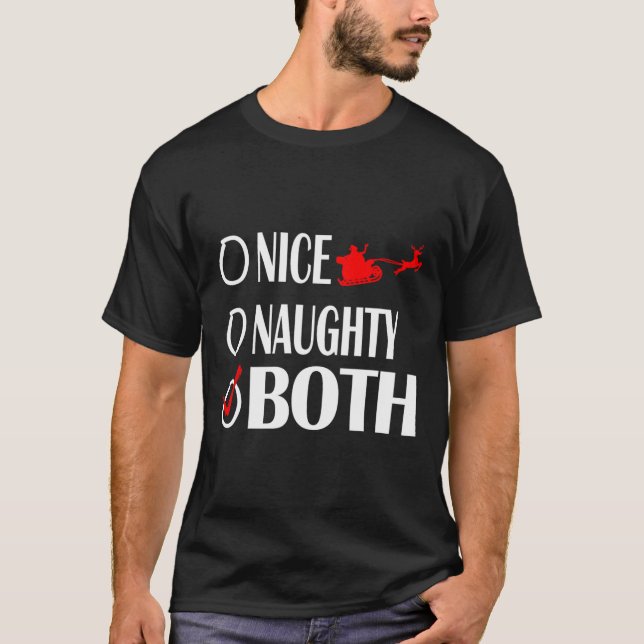 Snygg jul Både roligt T Shirt (Framsida)