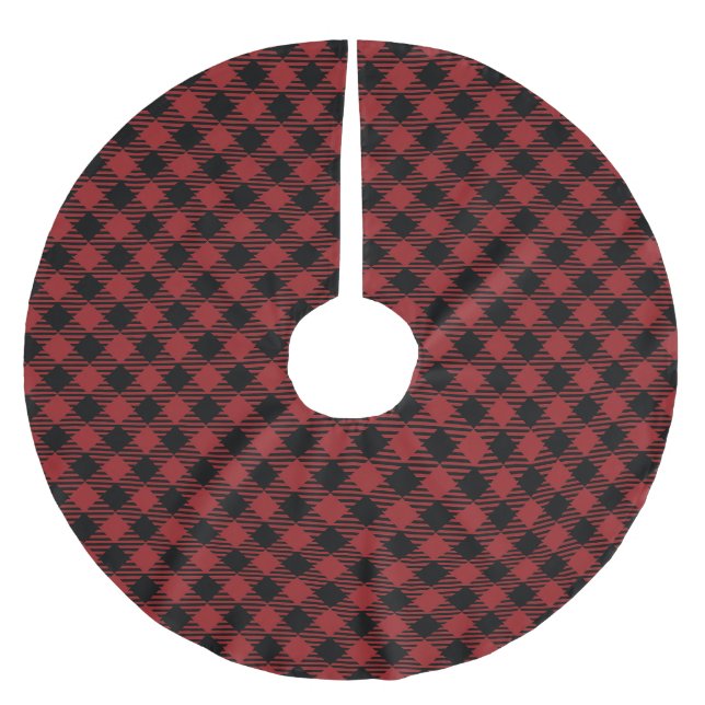 Snygg jul Red Buffalo Play Julgransmatta Borstad Polyester (Framsidan)