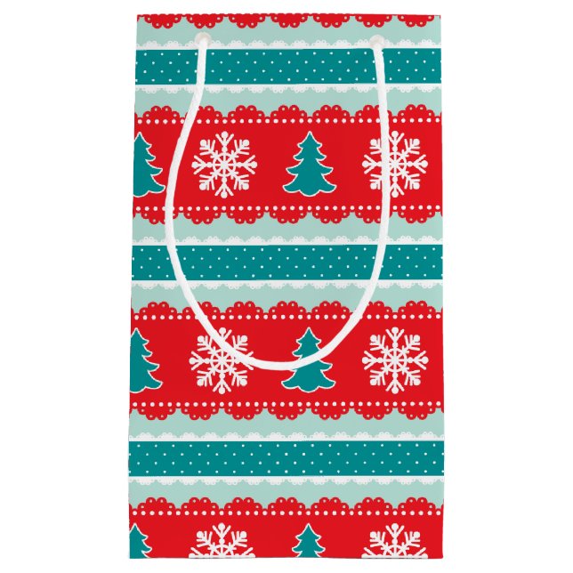 Snygg jul Snöflingor Polka dots Mönster (Framsidan)