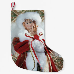 Snygg julängel liten julstrumpa