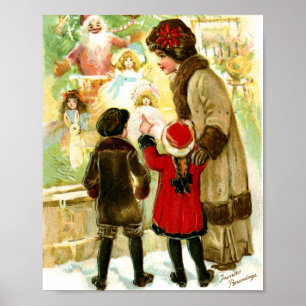Snygg julbild poster
