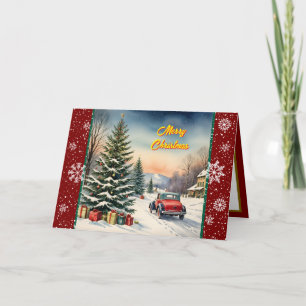 Snygg julfest för Trendig Kort