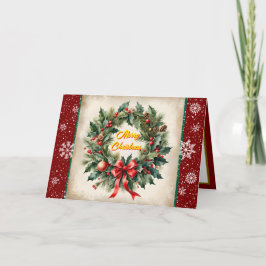 Snygg julfest kort