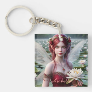 Snygg juli Fairy i Vatten Lilies