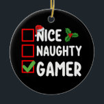 Snygg julklapp på Gamer-jullistan Julgransprydnad Keramik<br><div class="desc">Snygg julklapp på Gamer-jullistan</div>