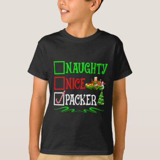 Snygg jullista för packer t shirt
