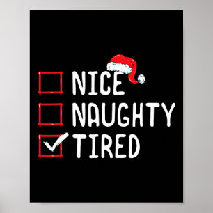 Snygg jullista poster