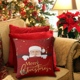 Snygg Jultomten God jul Red Kudde