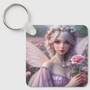 Snygg June Fairy i Ro Nyckelring