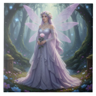 Snygg June Pearl Fairy Kakelplatta
