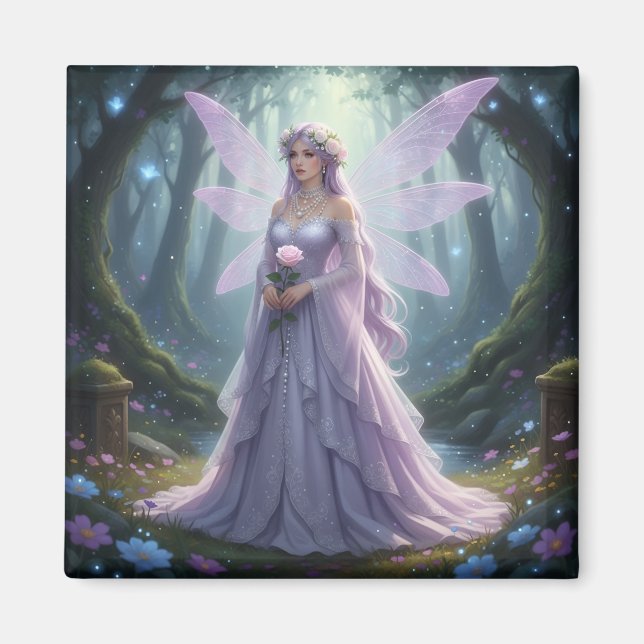 Snygg June Pearl Fairy Magnet (Framsidan)