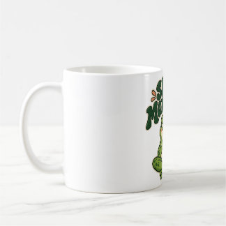Snygg Kaffe Kopp med Lugn Frosk för Långsamma Morn