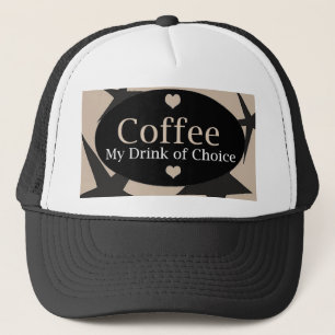 Snygg kaffedesign keps