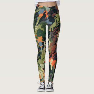 Snygg kamouflage Art Leggings