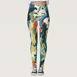 Snygg kamouflage Art Leggings