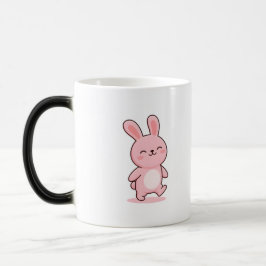 Snygg Kanin Minimal Kawaii Stil Magisk Mugg