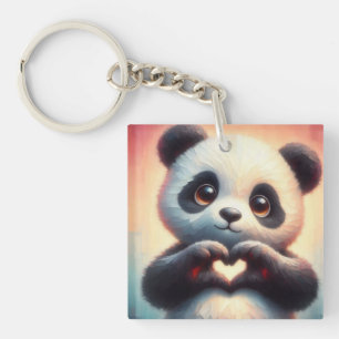 Snygg Kärlek Heart Panda
