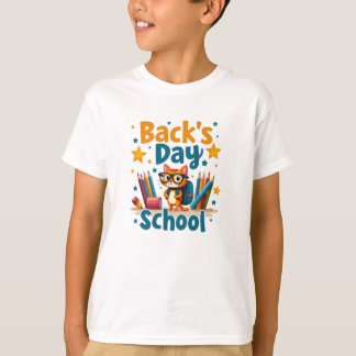 Snygg katt-t-shirt för skolstart t shirt