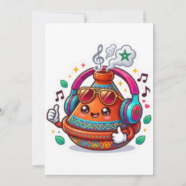 Snygg Kawaii Marockansk Tagine Inbjudningar