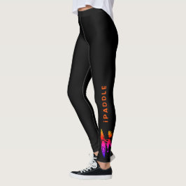 Snygg Kayaker i orange rosa färg Leggings