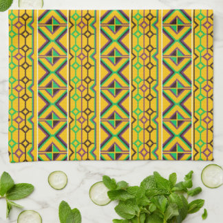 Snygg Kente Ghana African Ethnic tryckt Kökshandduk