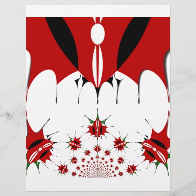 Snygg Kenya Flagga. (Framsida)