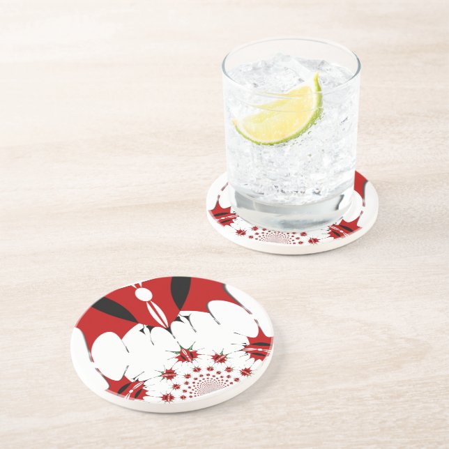 Snygg Kenya Flagga. Underlägg Sandsten (Sidan)