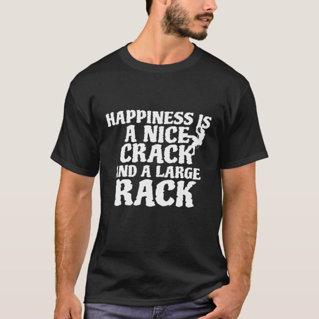 Snygg klättring i Sten T Shirt (Framsida)