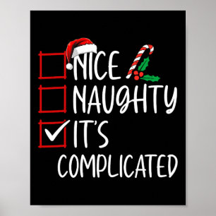 Snygg, komplikerad julklapp poster