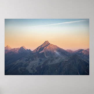 Snygg konst Pastel Mountain Art Poster