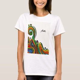 Snygg konst t shirt