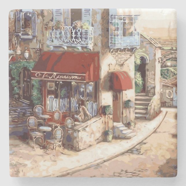 Snygg konststen Stone Underlägg (Framsidan)