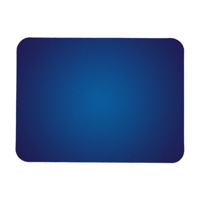 Snygg kornig djupblå vinjett magnet (Horisontell)