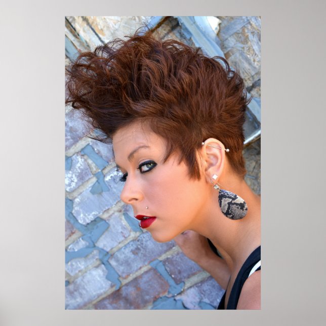 Snygg Kort Hair Poster (Framsidan)