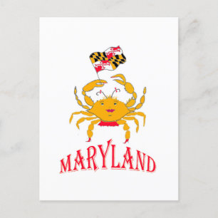 Snygg krabba i Maryland Vykort
