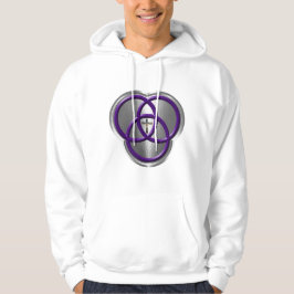 Snygg kristen Trinity Ringar med Kor Hoodie