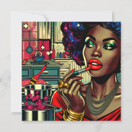 Snygg kvinna som klipper på Lipstick