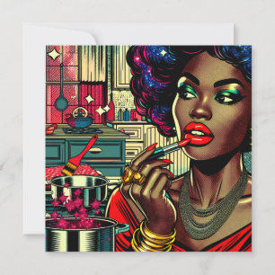 Snygg kvinna som klipper på Lipstick