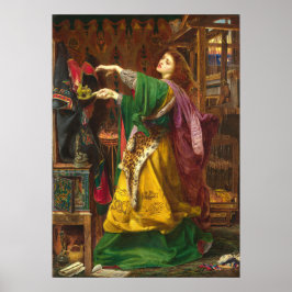 Snygg kvinnmålning poster