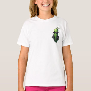 Snygg läderjacka Biker Gurka Kids T Shirt