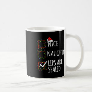 Snygg Läppar är förseglat julklapp Kaffemugg