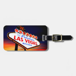 Snygg Las Vegas Sunset med Travel Anpassningsbar I Bagagebricka