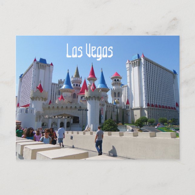 Snygg Las Vegas-vykort! Vykort (Framsida)
