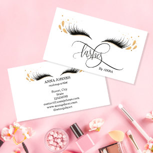 Snygg Lash Extension Makeup Feather Visitkort