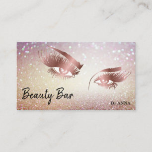 Snygg Lash Ögon Makeup Artist Visitkort