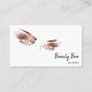Snygg Lash Ögon Makeup Artist Visitkort