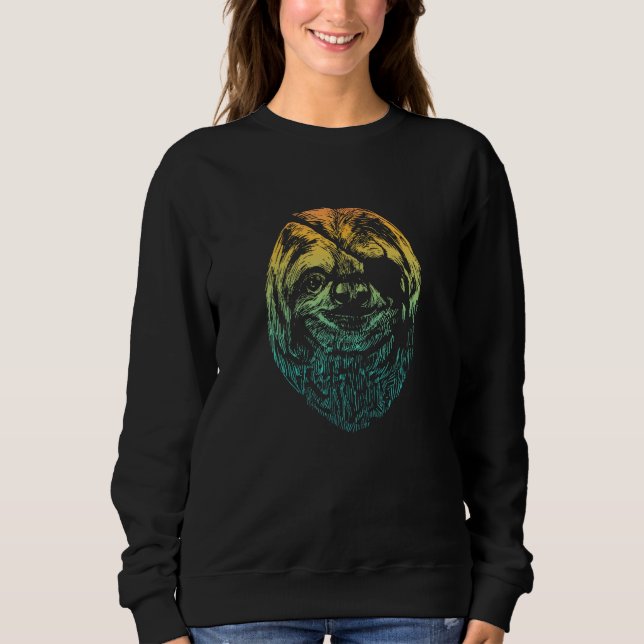 Snygg LATMAN med ögonlapp T Shirt (Framsida)