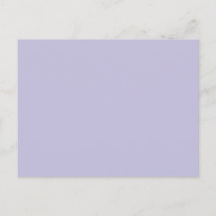 Snygg Lavender Blek Lila Solid Färg Background Vykort